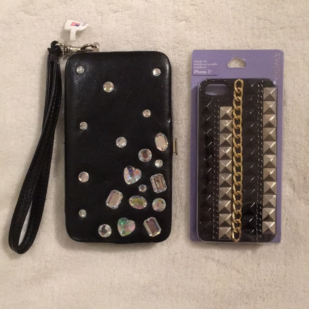 🛑Low Price! NEW IPhone 5/5s Case & Phone Wristlet - Picture 1 of 8